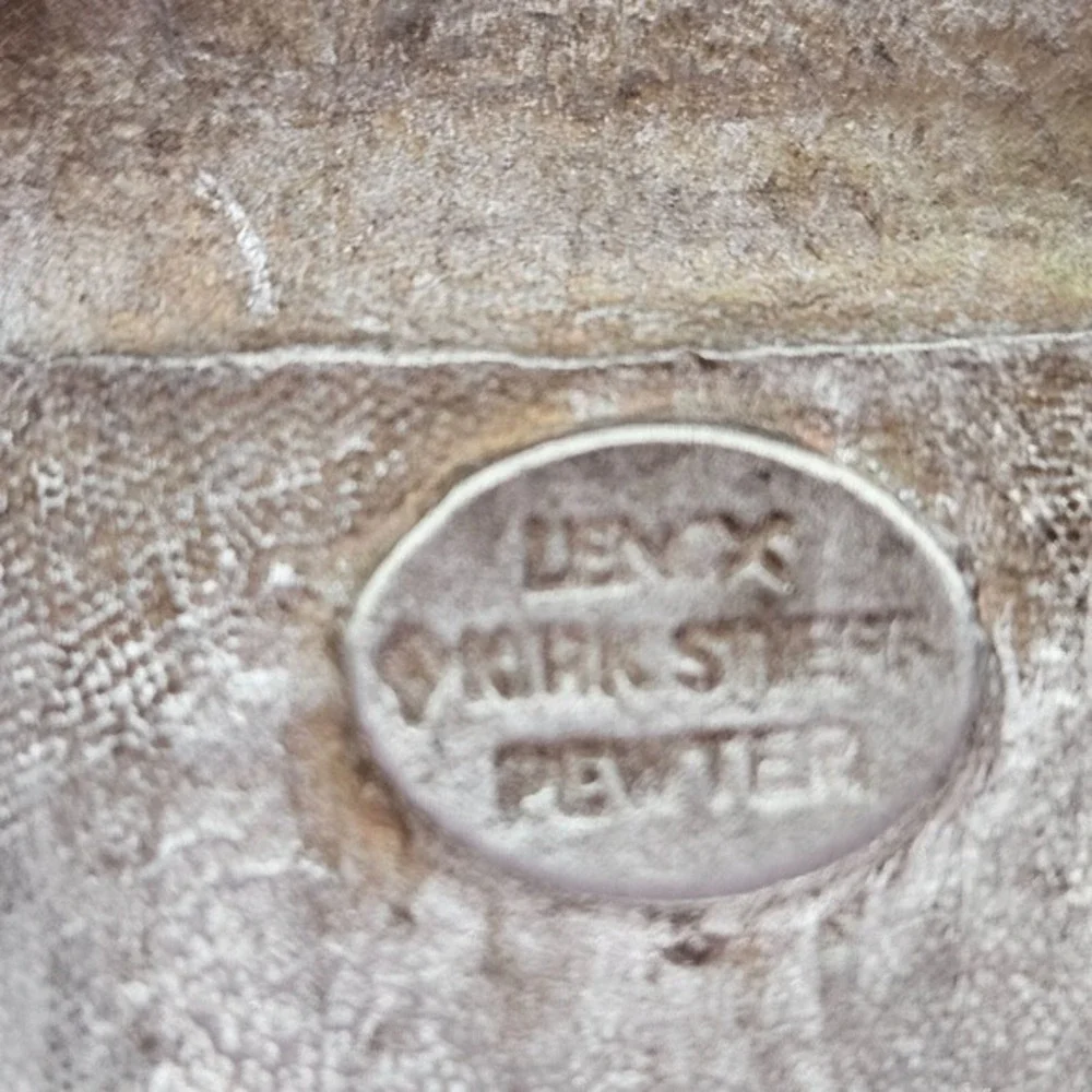 Lenox Kirk‎ Stieff Collection Pewter Bless This Home Door Knocker Ornament Vtg